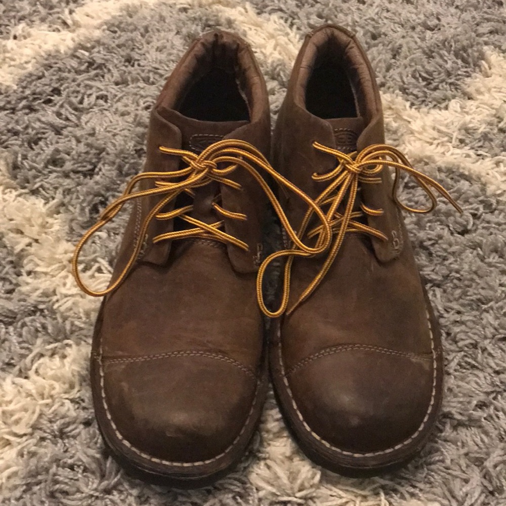 Brown Keen boots for men